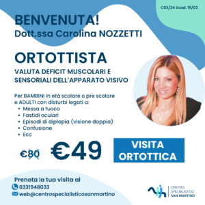 Promozione Ortottica